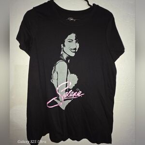 Black Selena Graphic T-Shirt